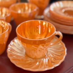 1950 Vintage Anchor Hocking Tea Set