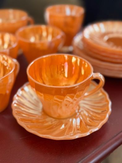 1950 Vintage Anchor Hocking Tea Set