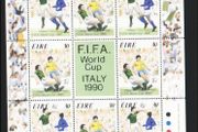 1990 Ireland FIFA World Cup Soccer/ Football Italy 90 Commemorative Stamp Sheetlet Mint Never Hinged (MNH)