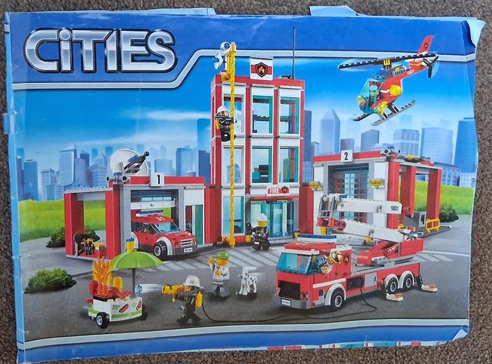 Lego compatible fire station