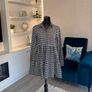 Ladies Black & White Check Dress from Zara. Size Xs UK 6 / EU 34 Image 4