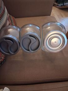 3 storage jars