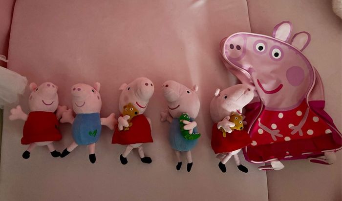 Peppa Pig TY plush toys bundle