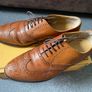Barker England Windsor Collection Brown Leather Brogues Size UK8,5 Cedar Calf Image 2