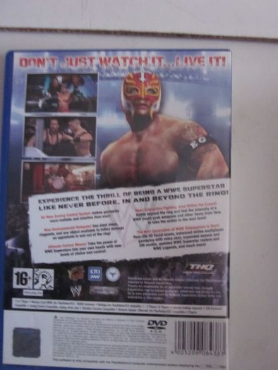 PS2 Smack Down V Raw 2007 Game