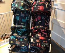 Cosatto Woosh Double Stroller Fairy Tale buggy pushchair unicorn and dragon