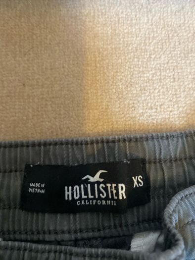 Mens Hollister Khaki Cargo Joggers - Size: XS