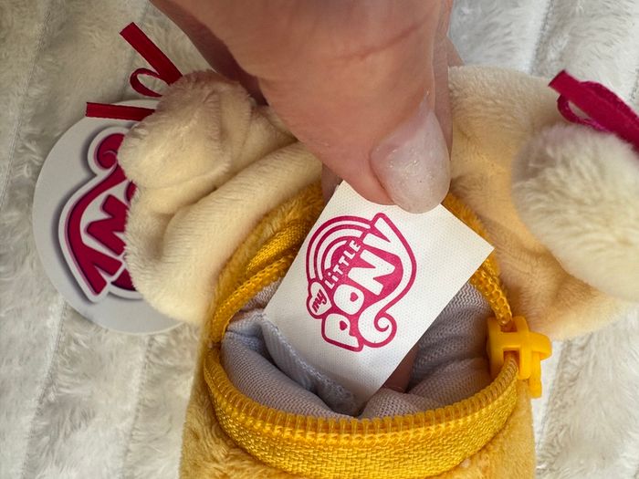 My Little Pony Plush Coin Purse with clip-on Applejack Please see photos