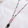 Long Beaded Necklace (mixed colours) Image 3