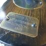 Antique-Style Brass Desktop Magnifying Glass on Folding Stand Image 2