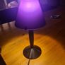 Beautiful 1991 Miss Sissi Table Lamp By Philip Stack Blue Polycarbonate. Image 3