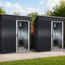 6ft Metal Garden Sheds Bundle Deal Set of 2 Image 2