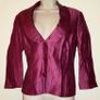 Cerise Pink Linen Mix Dressy Jacket from Precis Petite size 12 Image 2