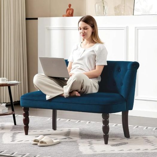 Velvet 2-Seater Sofa