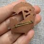 Mid Century Street Trader Brooch Image 2