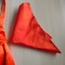 Orange tie and and pocket square set Image 2
