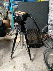 quickset tripod with manfrotto 116 mk3 head