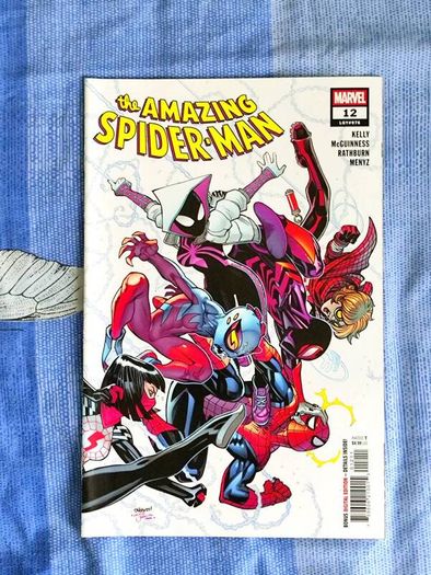 The Amazing Spider-Man 12 Issue LGY 976 2025 Marvel Comics Spiderman Miles Morales Spider Gwen Ghost Spider