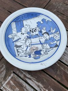 1990's Belgium Comic plate