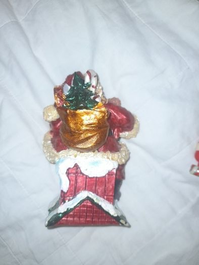 Christmas Santa ornament