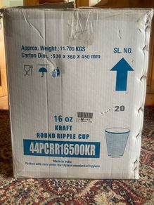 16 OZ Kraft Coffee Cups