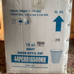 16 OZ Kraft Coffee Cups