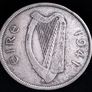 #671 - Ireland - 1941 - Half Crown - Silver - KM.16 Image 2