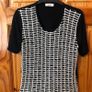 Lecomte short sleeve top / t-shirt. Size UK14 Image 4