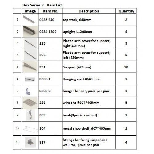 Track Shelving Series 2