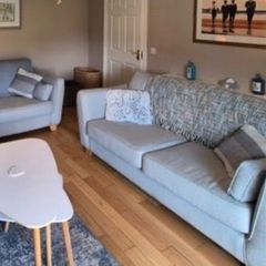 2 x 3 seater sofas