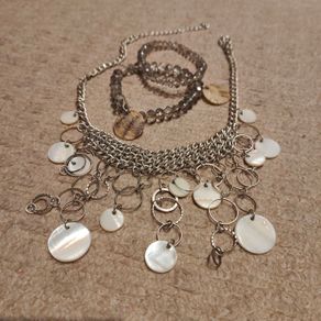 Necklace and 2 bracelets set