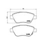 BREMBO P 59 051 Brake pad set - Fiat - Opel - Vauxhall Image 3