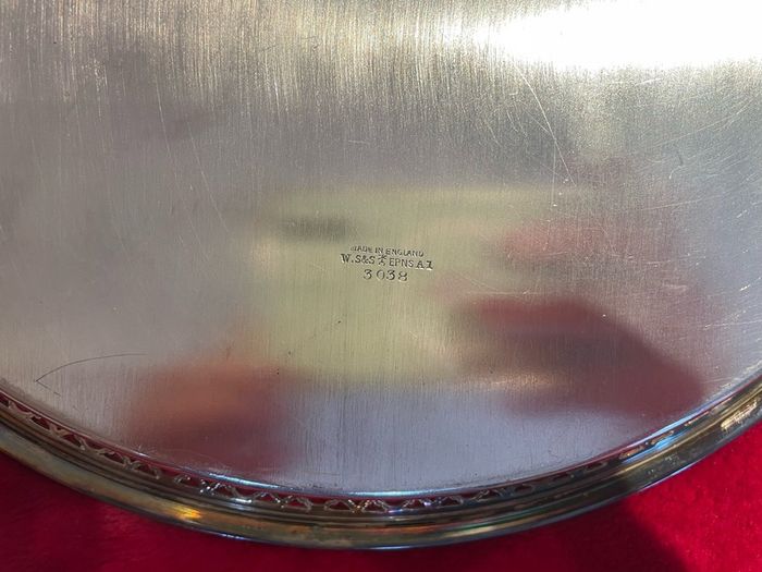 Silver plated tray