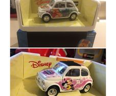 Disney Fiat 500 lot Scale 1/16