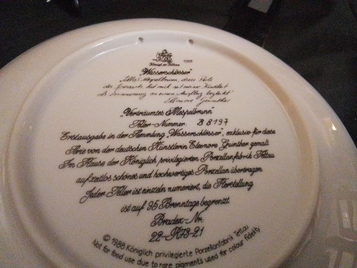 Three German Display Plates