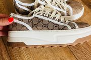GG platformed sneakers