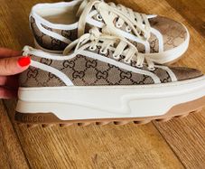 GG platformed sneakers