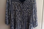 Sophie B Pleated Lined Blouse