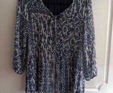 Sophie B Pleated Lined Blouse
