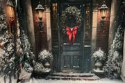Christmas photography backdrop