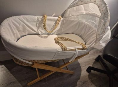 moses basket with clevamama mattress