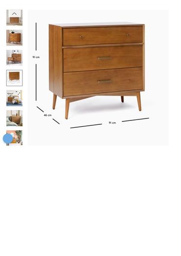 West Elm chest of drawers