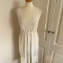 Cream Lauren Vidal dress size 14 Image 4