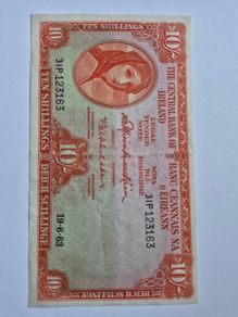 1963 ten shillings banknote