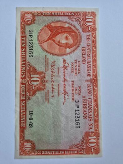 1963 ten shillings banknote