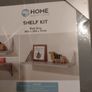 Sealed metal and grey wood shelf kit Image 2