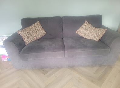 Grey DFS 2 seater sofa