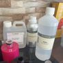 2 large pink  2 large black  5 small black  Reeds  Dowanol x2 1 unopened  Augeo Non hazardous diffuser base  Benzoin oil Image 5