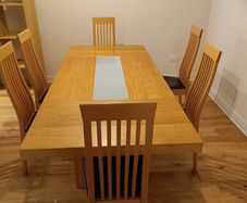 dining table and chairs