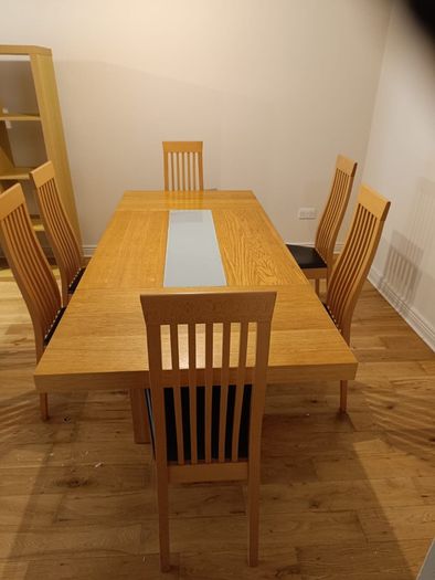 dining table and chairs